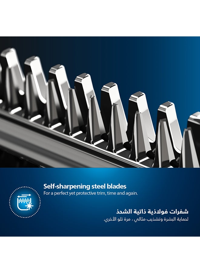 Philips - Beard Trimmer BT3208/13,Precise Beard Styling for Effortless Grooming,10 Length Settings, Maintenance-Free Blades, No Oil Required,45min Cordless Use, Ergonomic Grip Black - Image 1