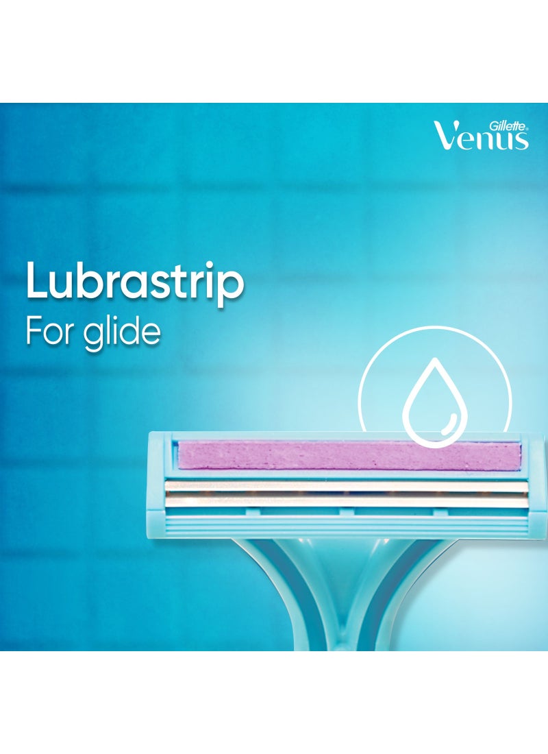 فينوس جيليت سيمبلي فينوس 2 شفرات للاستخدام مرة واحدة 8+4 - Image 4