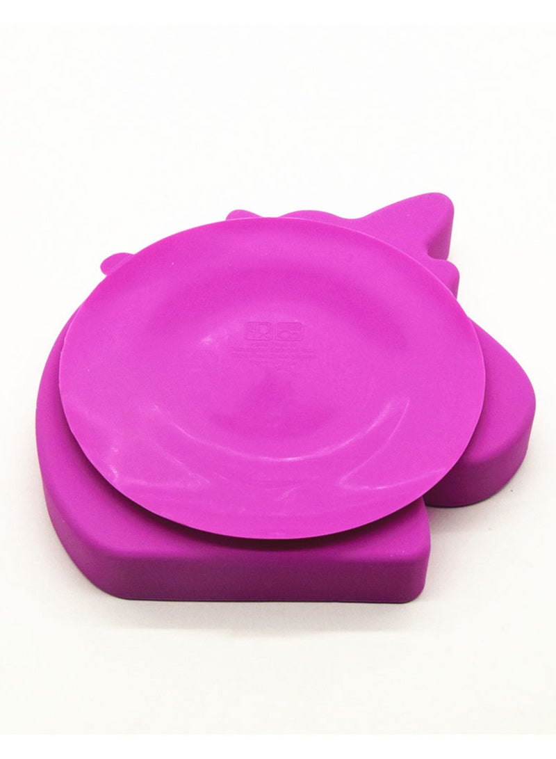 Eazy Kids Silicon Suction Plate Non Slip - Unicorn Pink  - Image 5