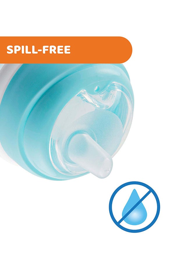 Chicco - Soft Silicone Spout, Spill Free Transition Cup 4M+ 200Ml, Pink - Image 1