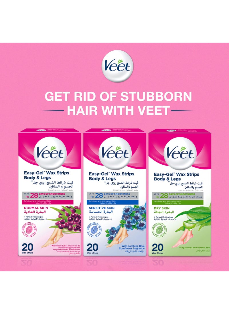 Hair Removal Cold Wax Strips Sensitive Skin
