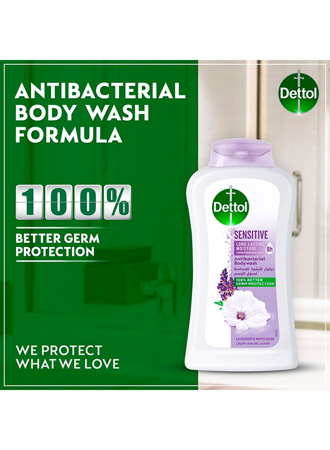 Dettol Sensitive Anti Bacterial Body Wash, 250ml × 2 - Image 3