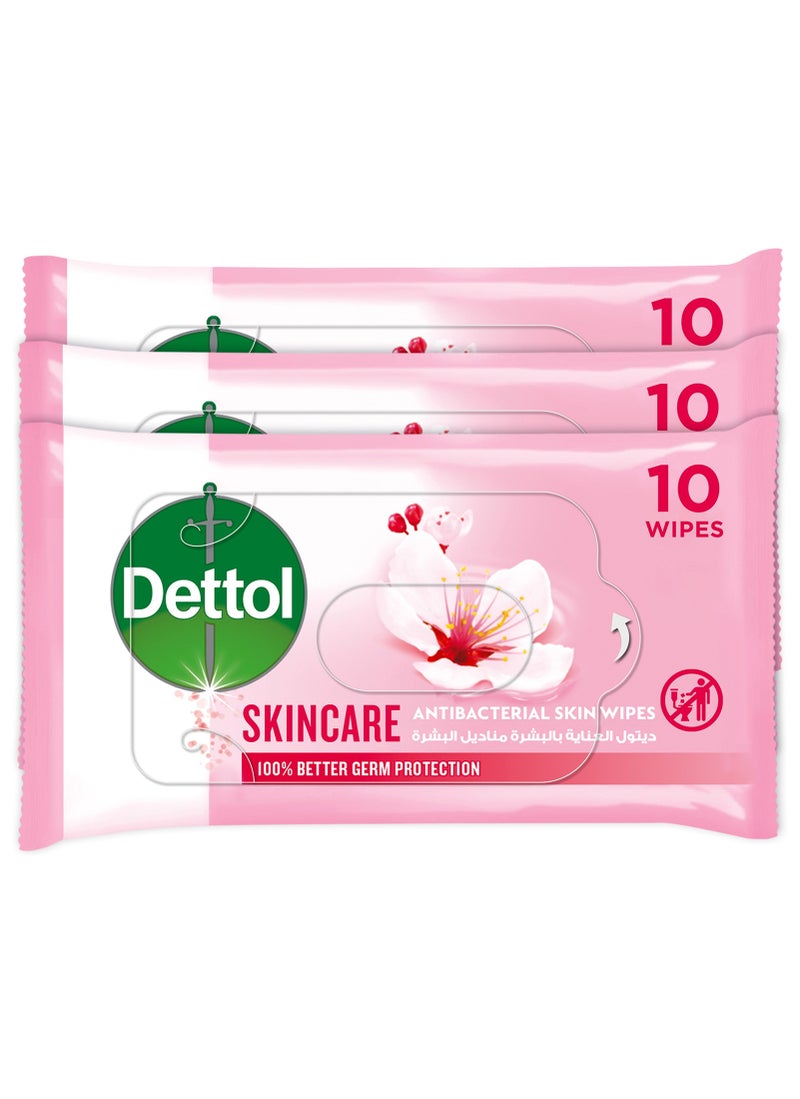 Dettol Skincare Antibacterial Skin Wipes Pink - Image 1