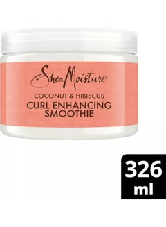 SheaMoisture Coconut & Hibiscus Curl Enhancing Smoothie Silk Protein and Neem Oil 326ml  - Image 2