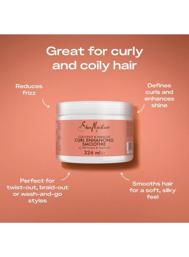 شيامويستر كريم لتعزيز وتنعيم تموجات الشعر بخلاصة جوز الهند والكركديه 326ملليلتر - Image 3