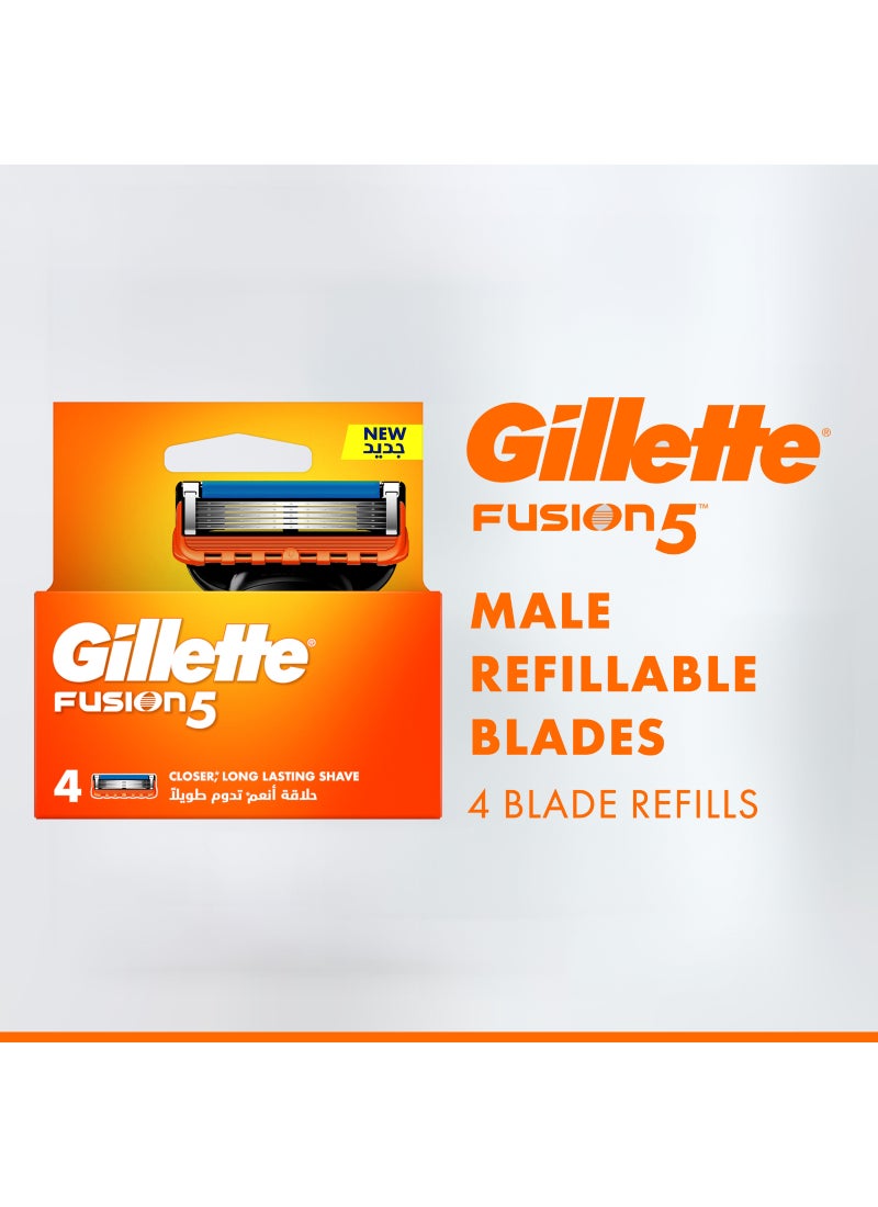 Gillette Fusion Men's Blades x4 - Image 2