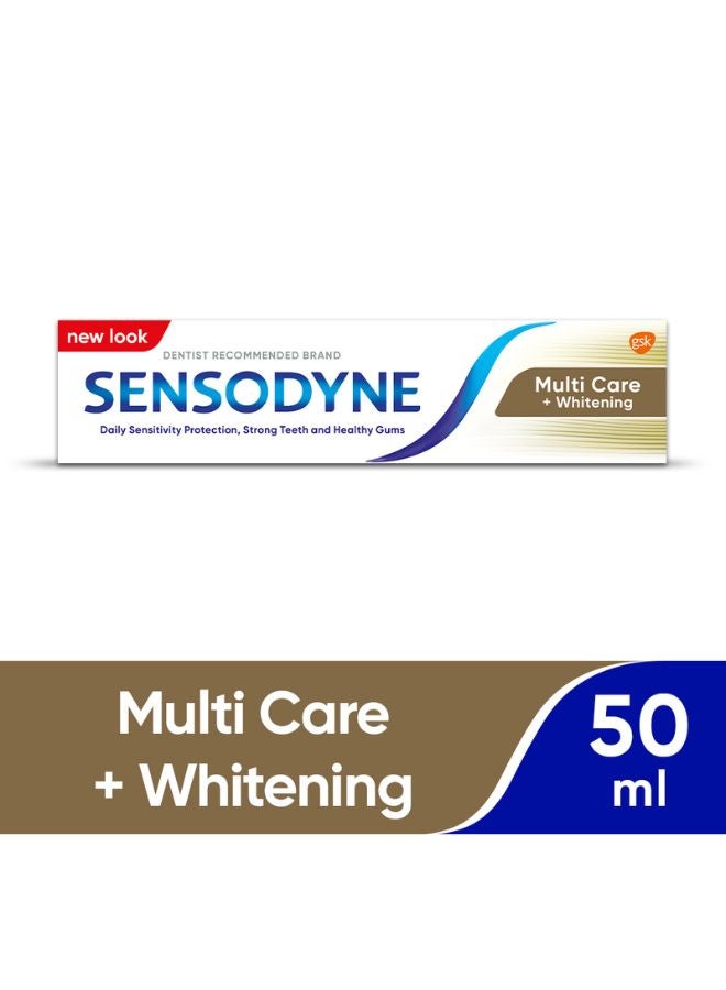 Sensodyne Multi Care Whitening Toothpaste 50ml  - Image 1