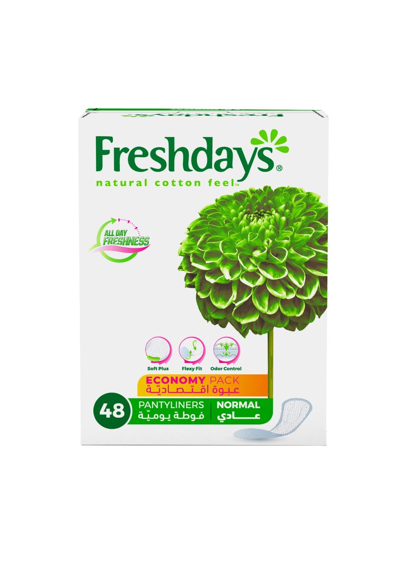Freshdays Pantyliners Normal 48 Pads  - Image 1