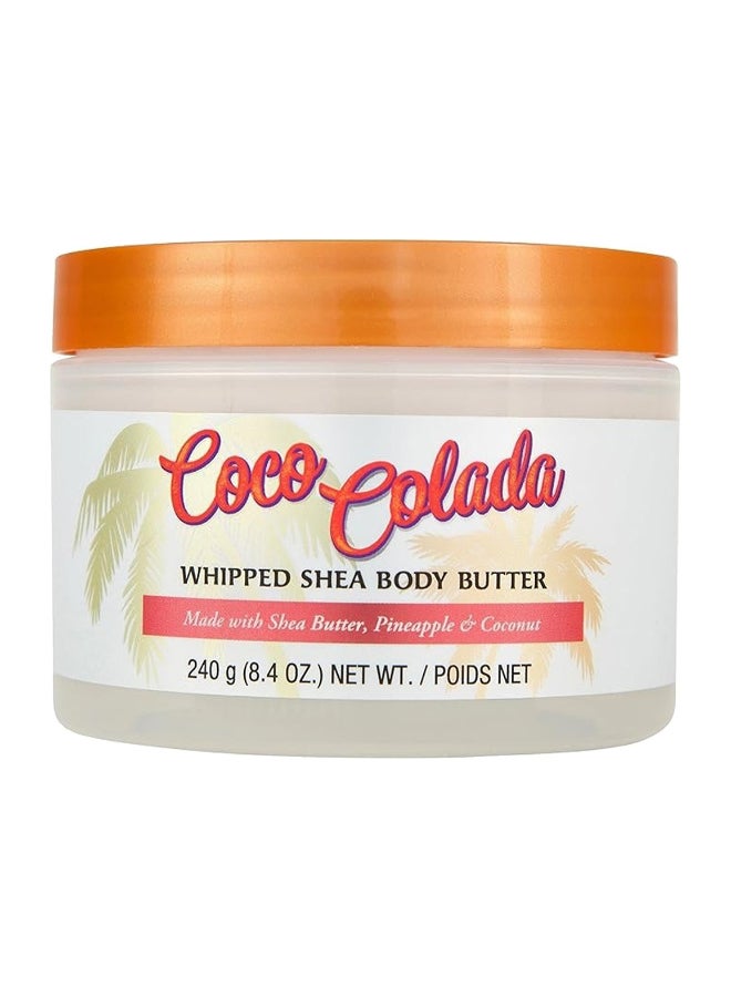 Tree Hut Coco Colada Whipped Shea Body Butter, Made With Shea Butter, Pineapple And Coconut White 240grams  - Image 1
