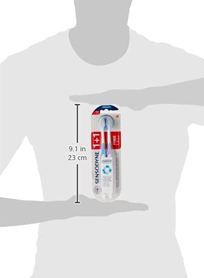 Sensodyne Soft Toothbrush Complete Protection, 2 Piece Multicolour  - Image 2