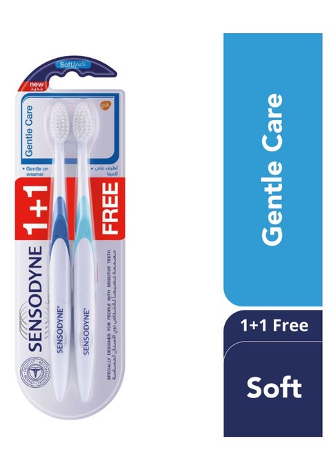 Gentle Care Toothbrush Pack Of 2 Soft