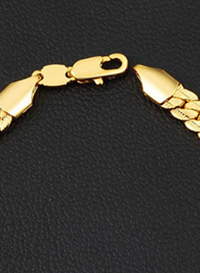 أو بي آي سوار سلسلة مطلي بالذهب عيار 18 قيراطاً - Image 5