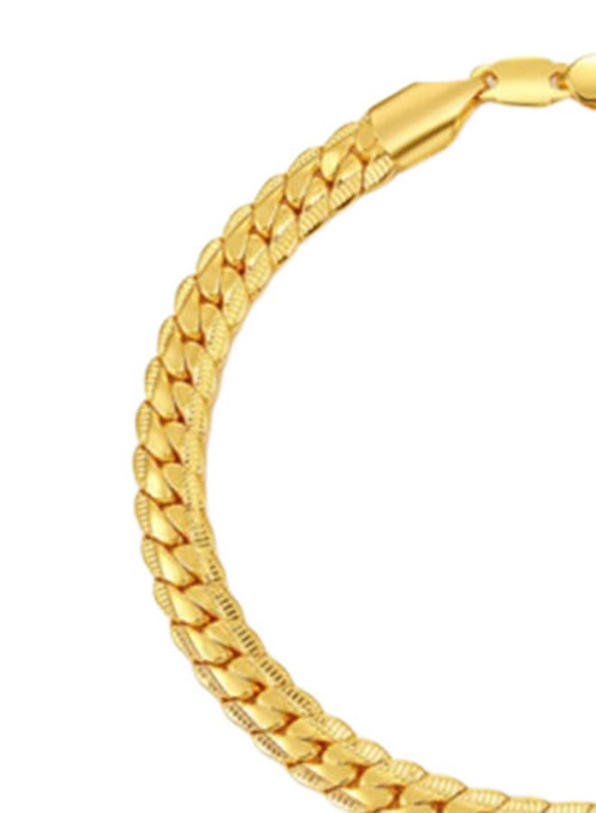 أو بي آي سوار سلسلة مطلي بالذهب عيار 18 قيراطاً - Image 4