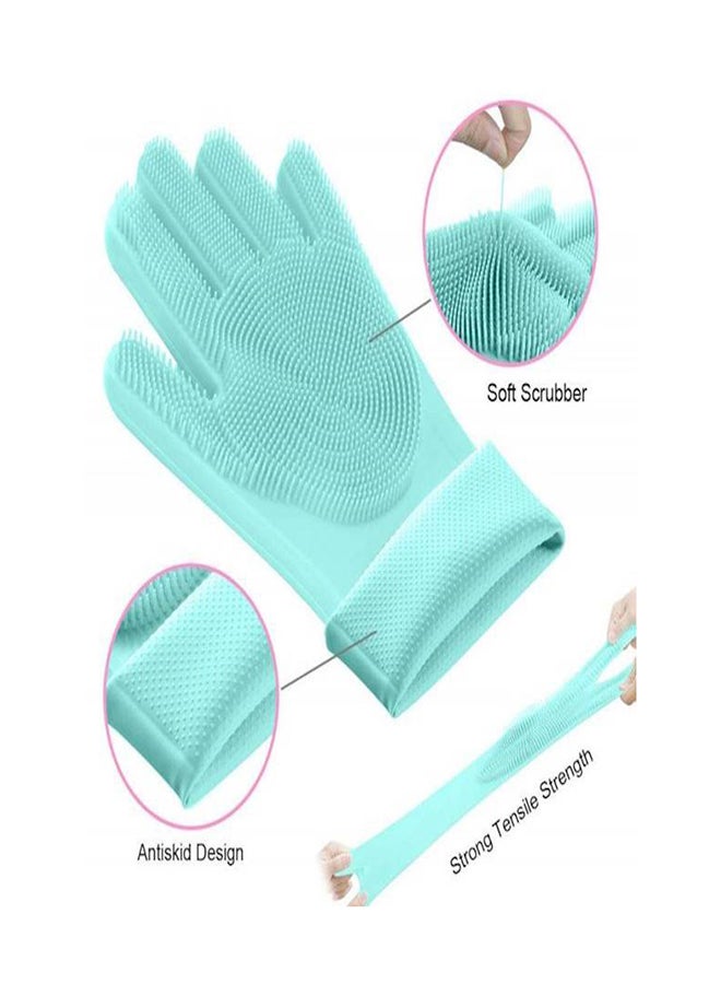 Generic 1 Pair of Dish Washing Cleaning Gloves Green  - Image 3