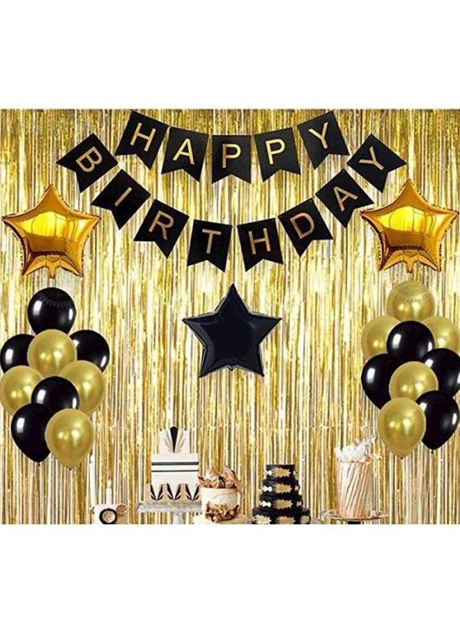 طقم بالونات زينة بعبارة "Happy Birthday" . - Image 3