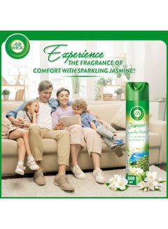Air Wick Jasmine Aerosol Air Freshener Pack Of 3 300ml  - Image 2