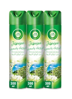 Air Wick Jasmine Aerosol Air Freshener Pack Of 3 300ml  - Image 1