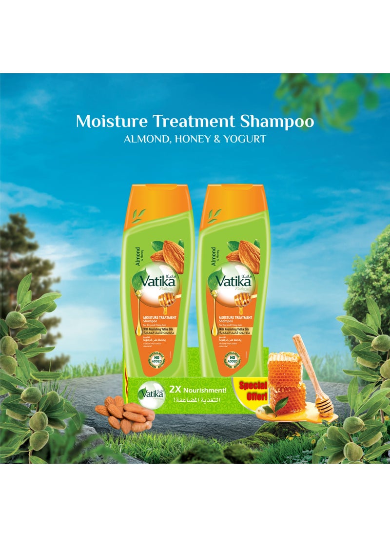 فاتيكا مجموعة شامبو لحماية وتغذية الشعر من قطعتين أخضر 400ملليلتر - Image 2