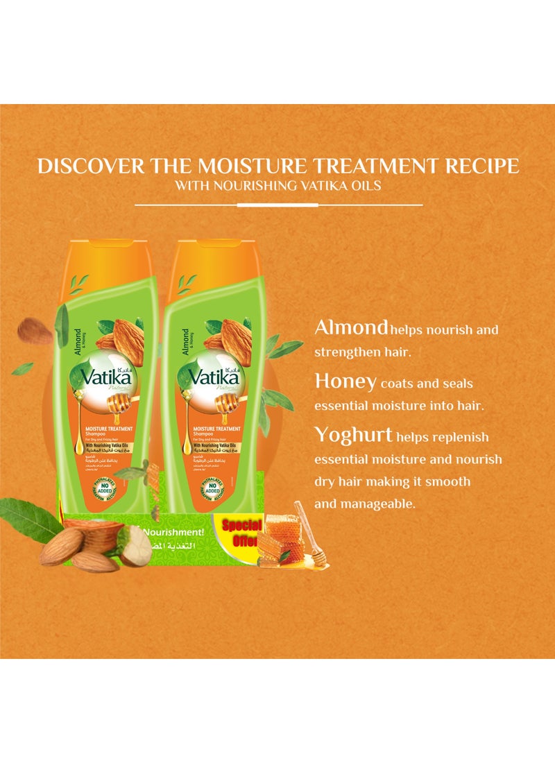 فاتيكا مجموعة شامبو لحماية وتغذية الشعر من قطعتين أخضر 400ملليلتر - Image 3