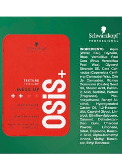 Schwarzkopf Professional Osis+ Mess Up Matt Gum  - Image 4
