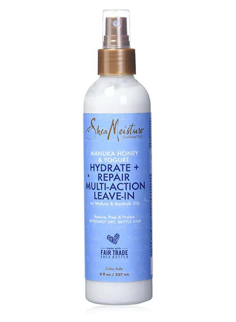 شيامويستر لوشن متعدد الفوائد بخلاصة عسل المانوكا واللبن للترطيب والتجديد يُترك على الشعر من شيا مويستشر 237ملليلتر - Image 1