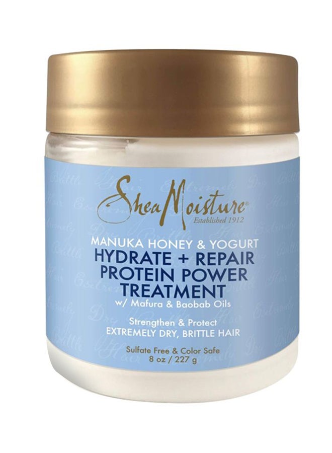 SheaMoisture Shea Moisture Manuka Honey & Yogurt Hydrate + Repair Protein-Strong Treatment White - Image 1
