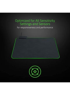 RAZER Razer Goliathus Chroma Gaming Mousepad, Customizable Chroma RGB Lighting, Soft, Cloth Material, Balanced Control & Speed, Non-Slip Rubber Base - Classic Black  - Image 4