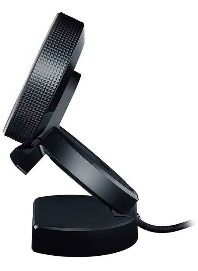 RAZER - Razer Kiyo Streaming Webcam, Full HD 1080p 30 FPS / 720p 60 FPS, Ring Light w/Adjustable Brightness, Built-in Microphone, Works with Zoom/Teams/Skype for Conferencing and Video Calling - Black - Image 1