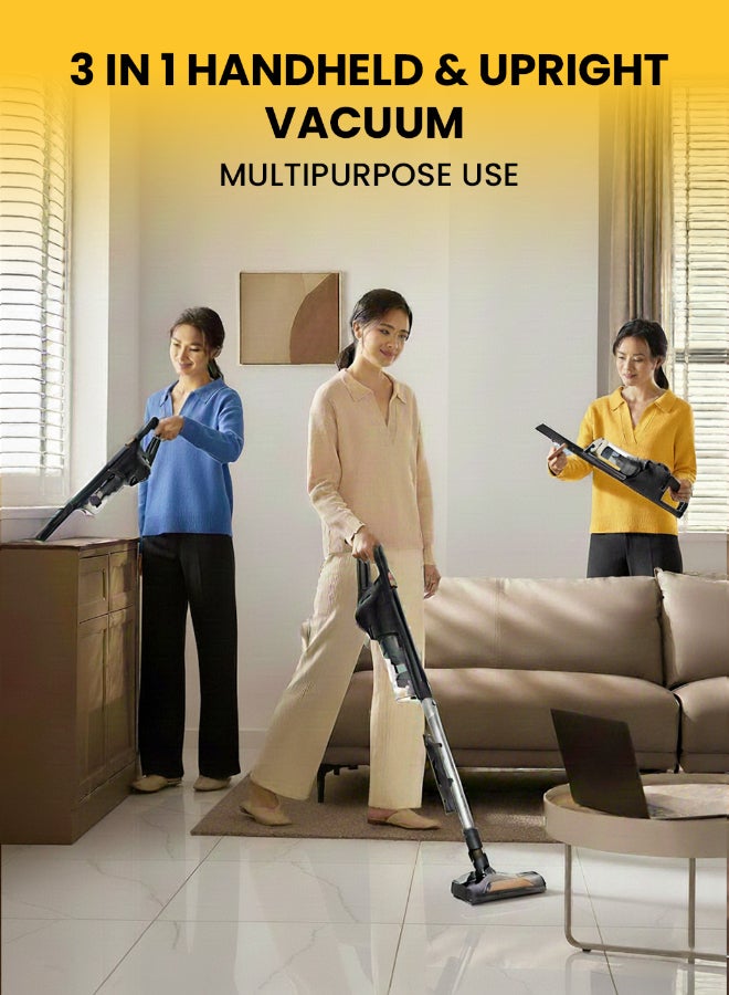 ديرما مكنسة كهربائية محمولة محمولة باليد 0.8 L 600 W DX600 أسود - Image 3