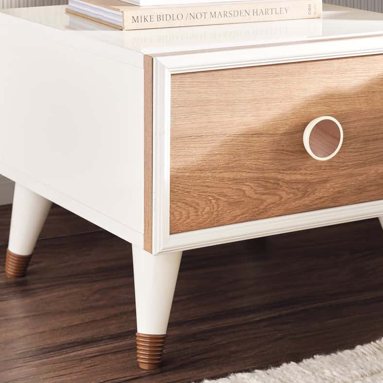 بان هوم  طاولة بوباي جانبية أبيض 46 x 48 x 40سم - Image 4