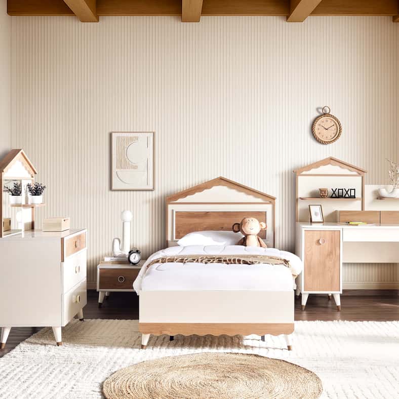 بان هوم  طاولة بوباي جانبية أبيض 46 x 48 x 40سم - Image 5