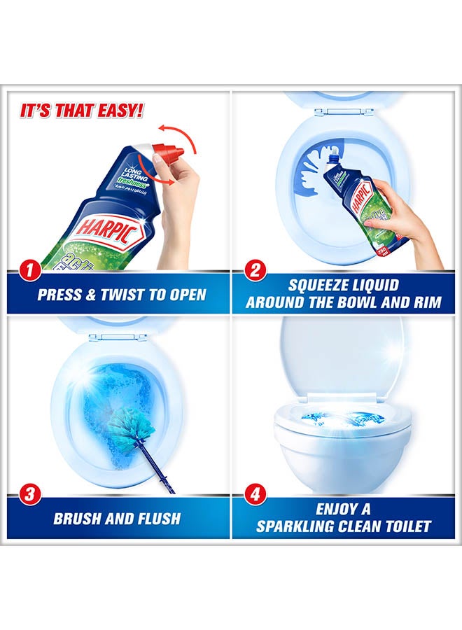 Harpic - Active Fresh Pine Toilet Cleaner, Pack Of 3 750ml - Image 1