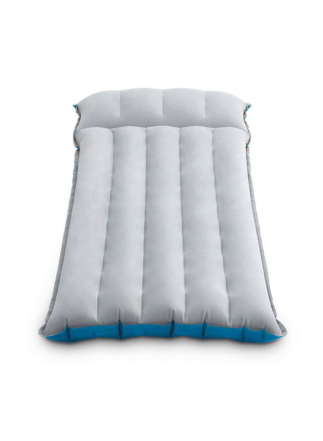 INTEX - Inflatable Fabric Camping Mattress Grey/Blue - Image 1