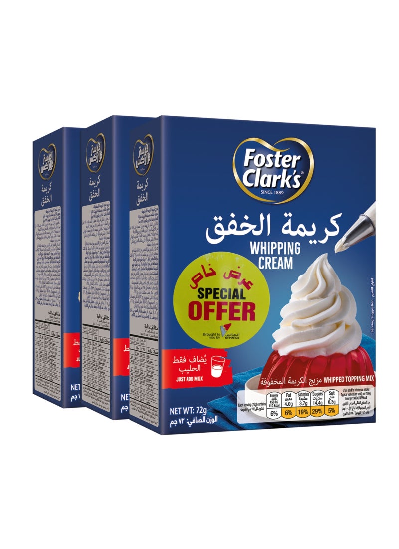 Whipped Topping Mix 72grams Pack of 3