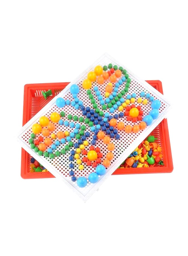 لعبة التركيب الذكية بدبابيس المشروم للأطفال - Image 1