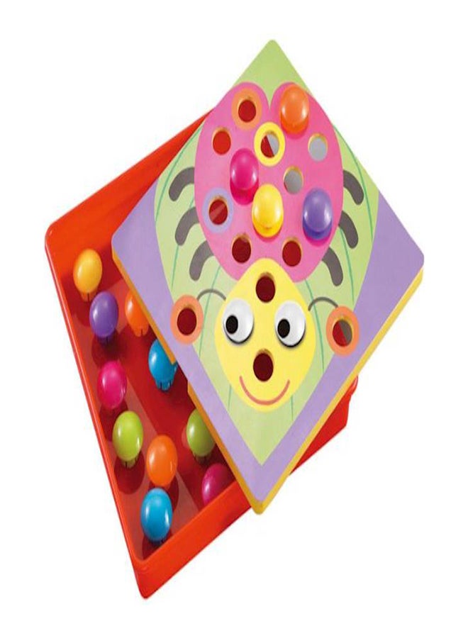 Combination Mushroom Nail Fight Board Kids Early Education Puzzle Cc  - Image 4