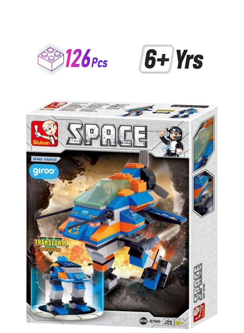 M38-B7600 126-Piece Space Fighter M38-B7600 126 6+ Years