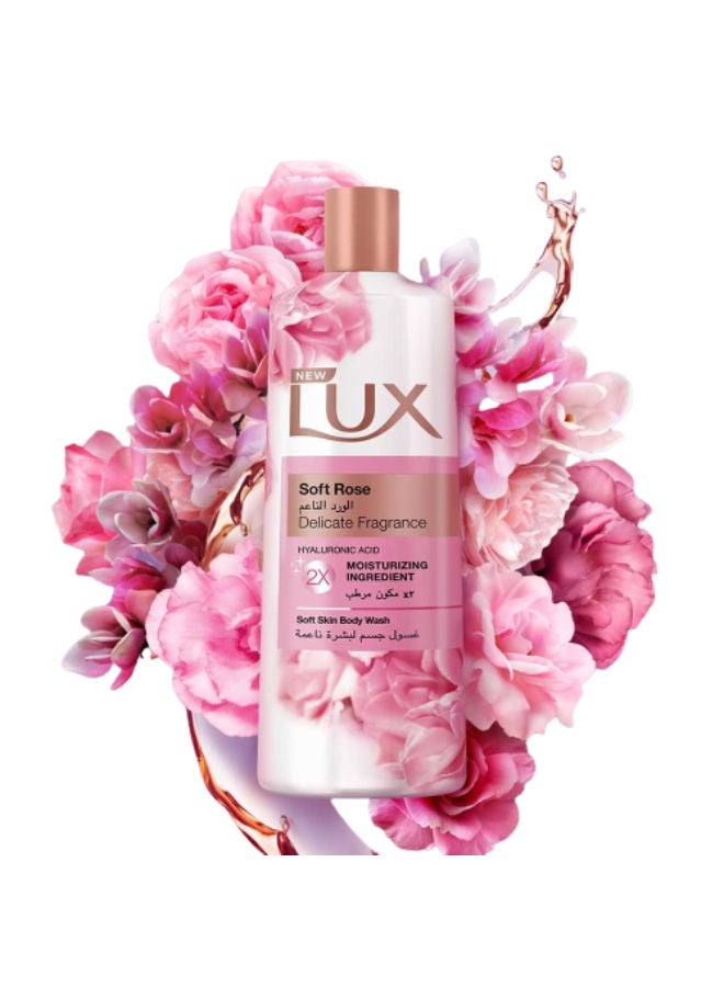 Lux - Moisturising Body Wash Soft Rose For All Skin Types 500ml - Image 1