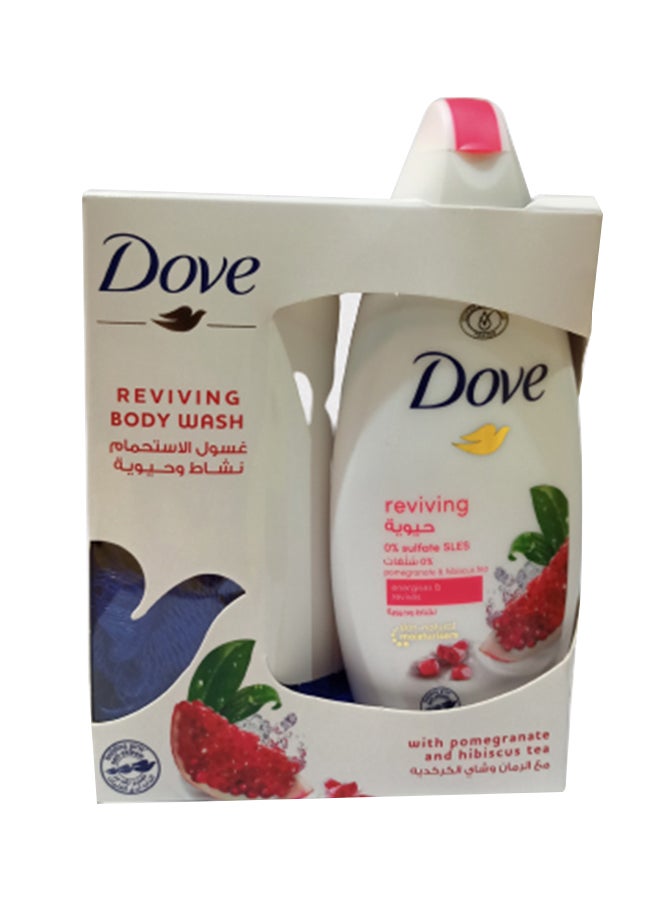 Dove Reviving Body Wash With Pomegranate And Hibiscus Tea 250ml - Image 1