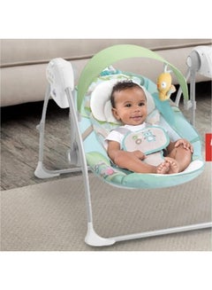 cam Portable Sonnolento Baby Infant Swing, Sway Gentle Swaying, Rocker, Rocking With Support And Safety, Cradle, 0-9 Kg - Blue  - Image 5