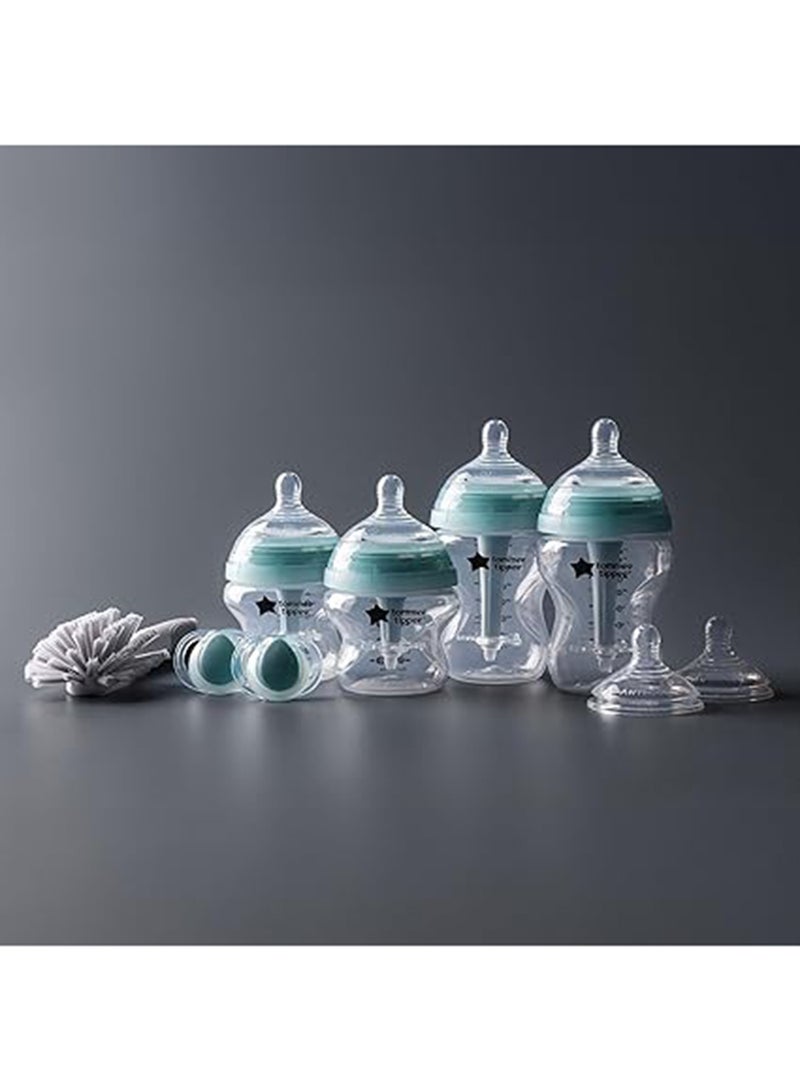 tommee tippee - Advanced Anti Colic Newborn Baby Bottle Starter Kit With Breast - Like Teats And Unique Venting System - Assorted - Image 1