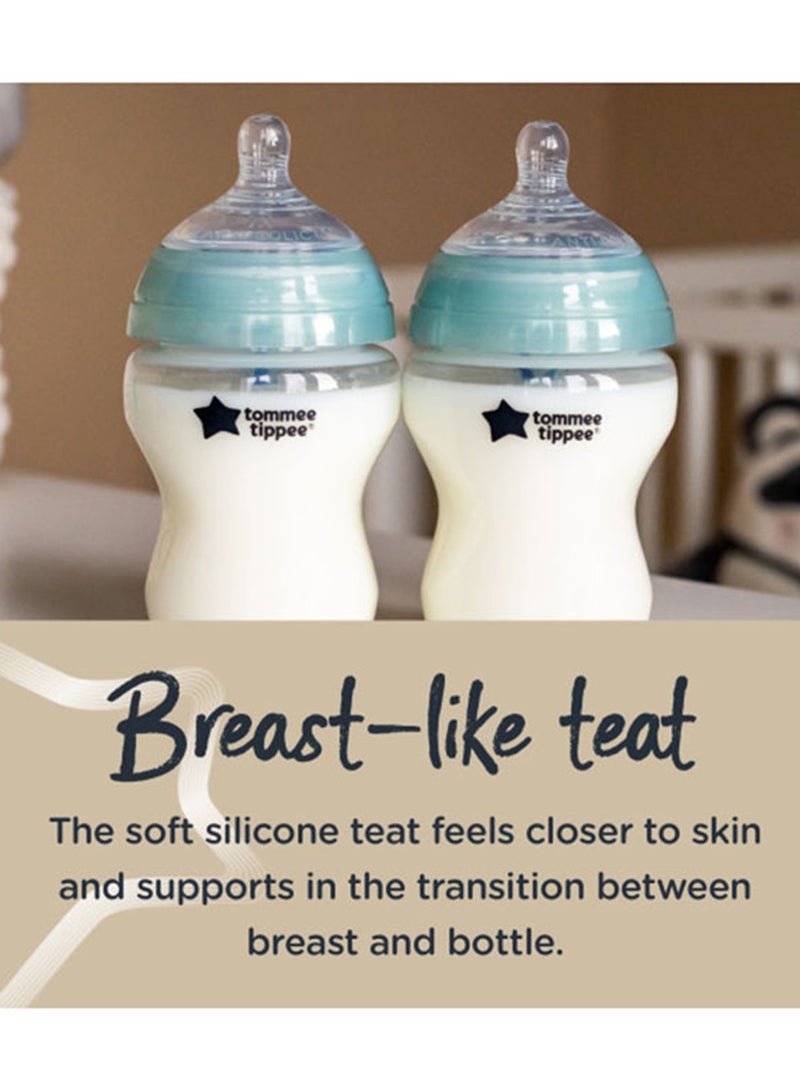 tommee tippee - Advanced Anti Colic Newborn Baby Bottle Starter Kit With Breast - Like Teats And Unique Venting System - Assorted - Image 1
