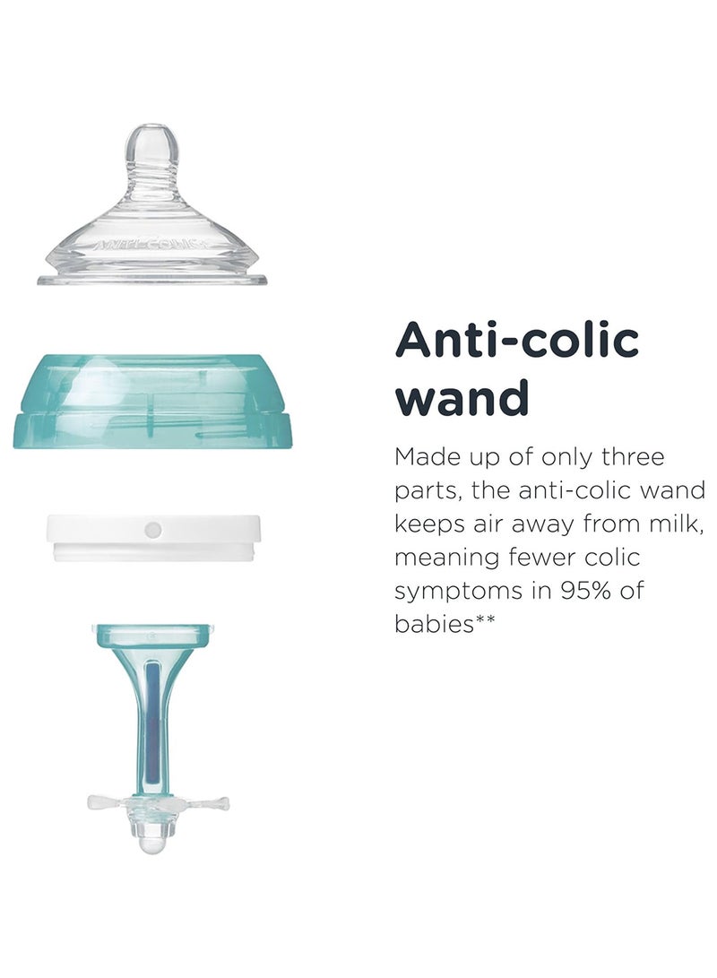 tommee tippee - Advanced Anti Colic Newborn Baby Bottle Starter Kit With Breast - Like Teats And Unique Venting System - Assorted - Image 1