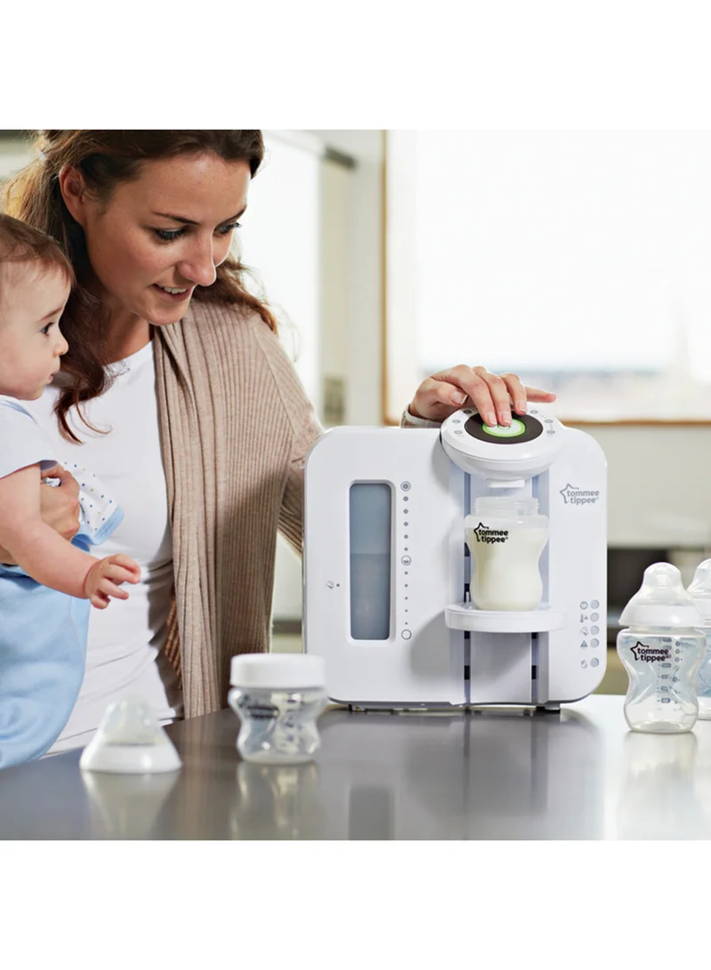 tommee tippee optimal Prep Machine White – Fast Formula Milk Maker for Babies | Bottle Warmer & Dispenser | Compatible with All Bottles & Formula | Ideal for Newborn & Toddler Feeding