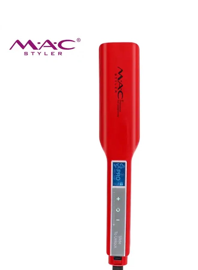 Mac Styler Ceramic Hair Straightener Red - Image 2