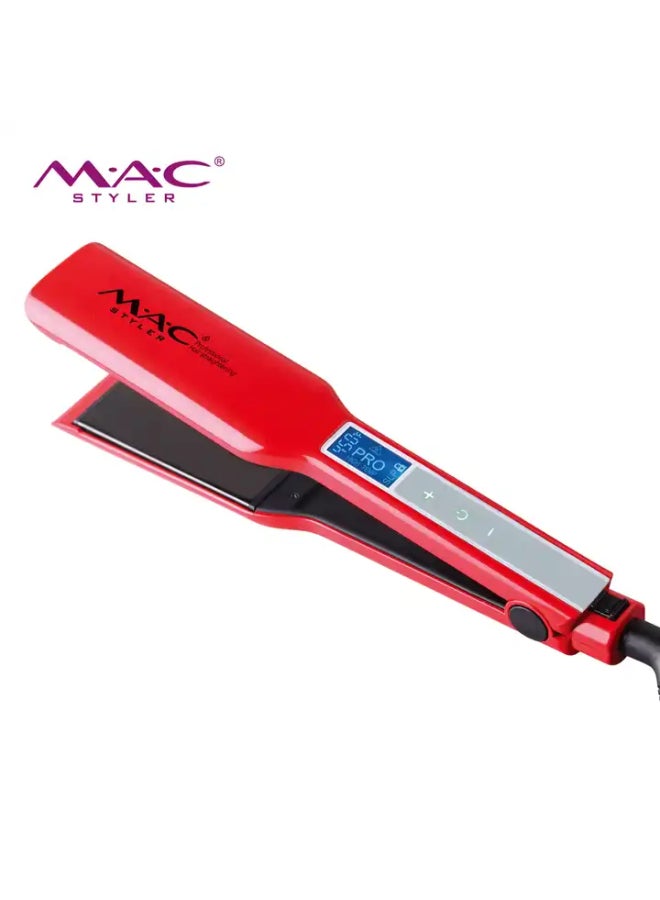 Mac Styler Ceramic Hair Straightener Red - Image 1