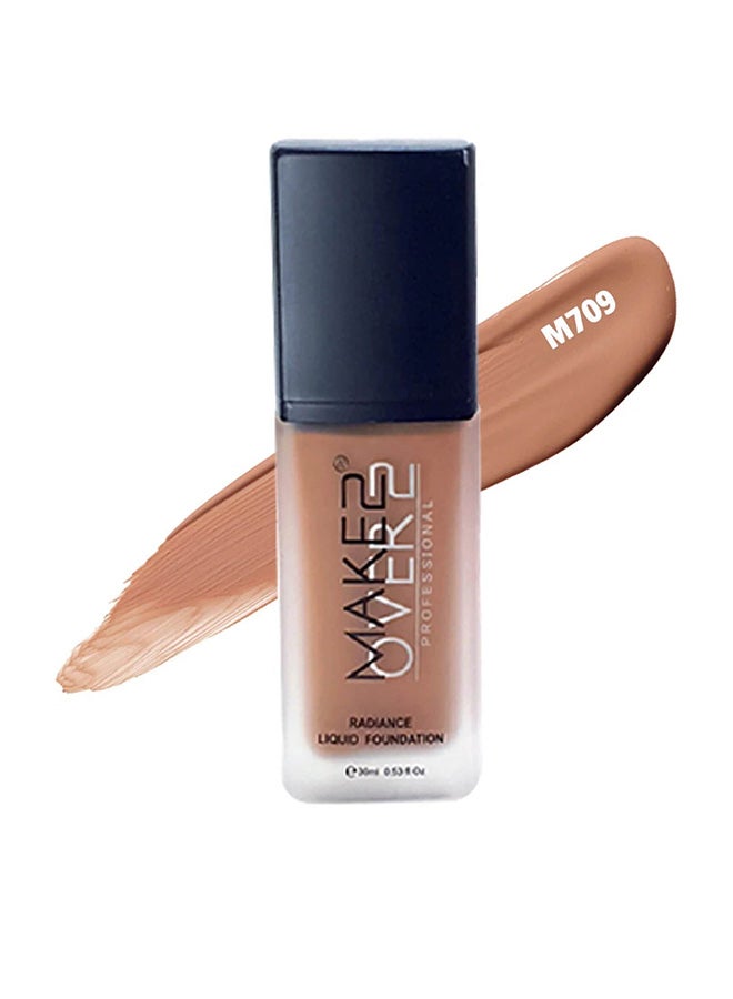 MAKE OVER 22 Foundation Liquid Radiance M709 Deep Dark - Image 1