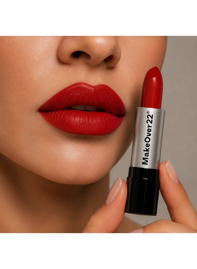 MAKE OVER 22 Long Lasting Matte Lipstick Red - Image 2