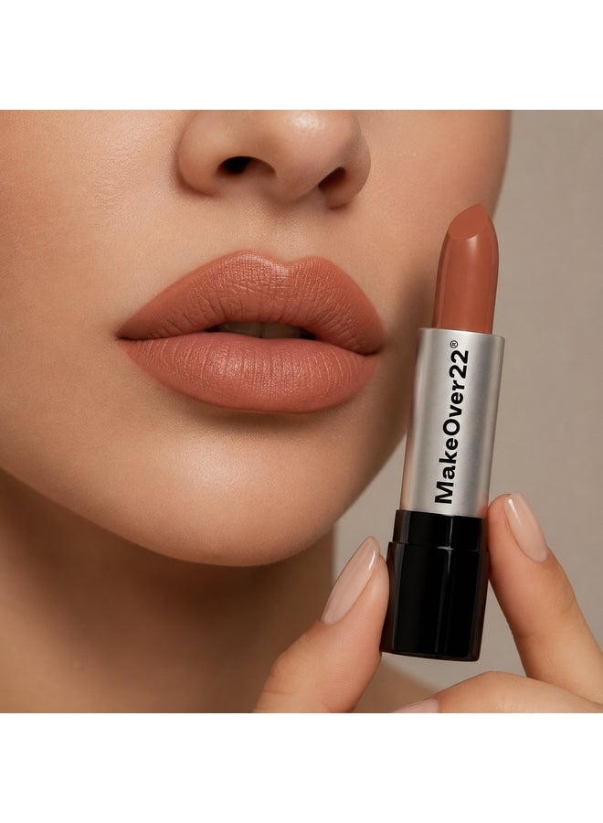 MAKE OVER 22 Long Lasting Matte Lipstick Peach Pink - Image 2