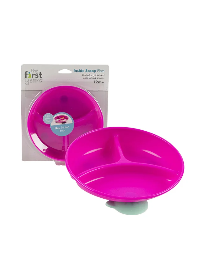 the FIRST years Inside Scoop Suction Sectioned Plate